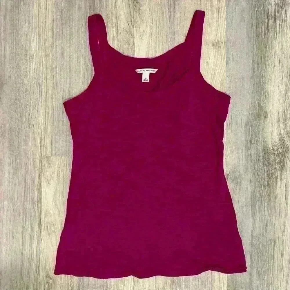 Banana Republic Tank Top Purple Sleeveless Scoop Neck Sleeveless Shirt Size M